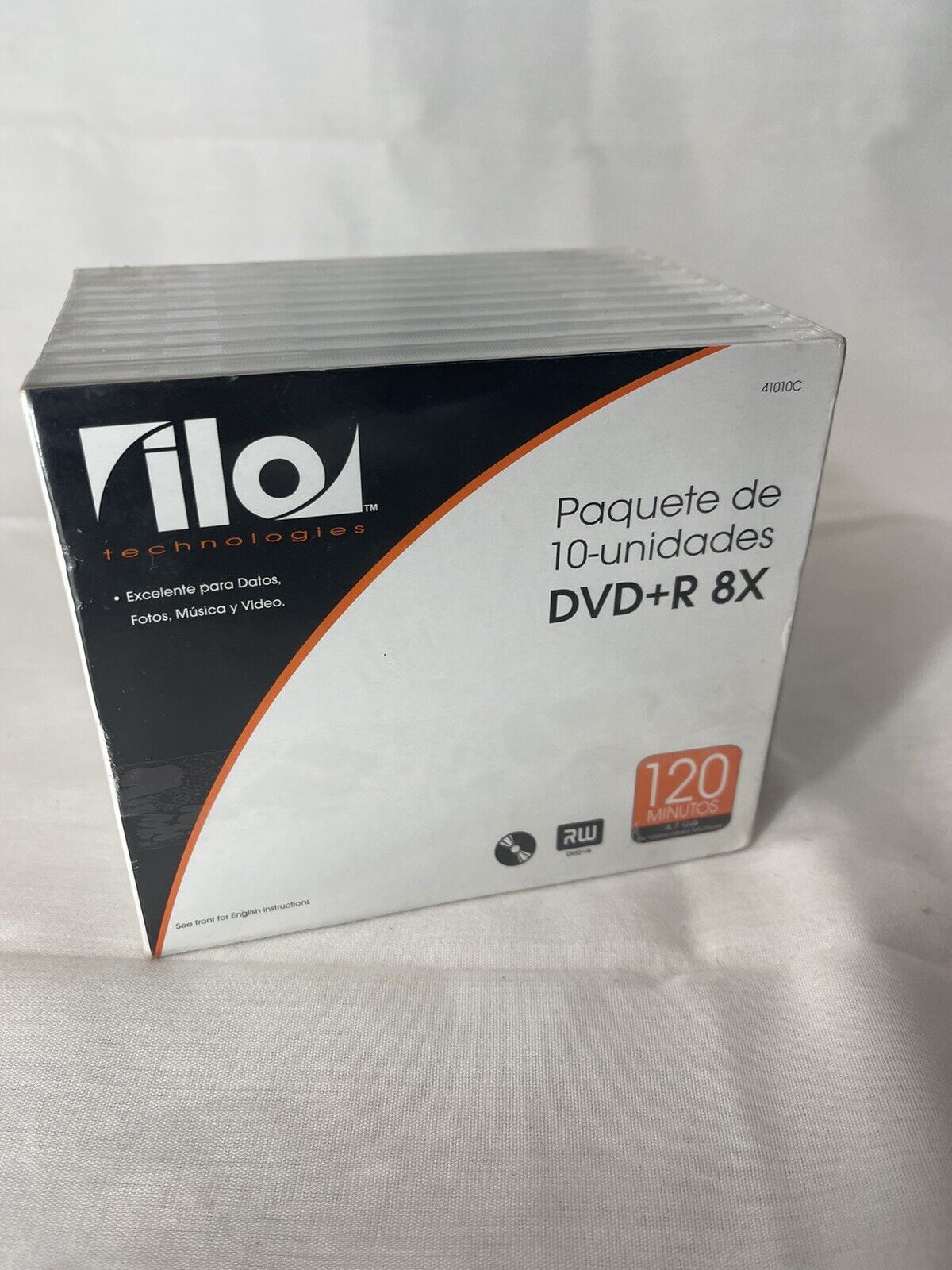 ilo DVD+R 8X 10 Sealed Vintage Blank DVD Disc New/Old Stock