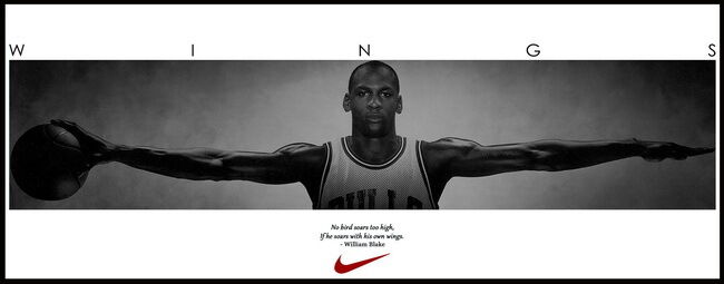 60 Michael Jordan Wings NBA Basketball MVP Star Art 36\
