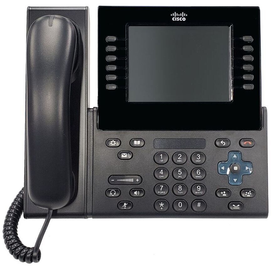 Cisco CP-9971 VoIP IP Phone Color Touchscreen CP-9971-C-K9= with Stand
