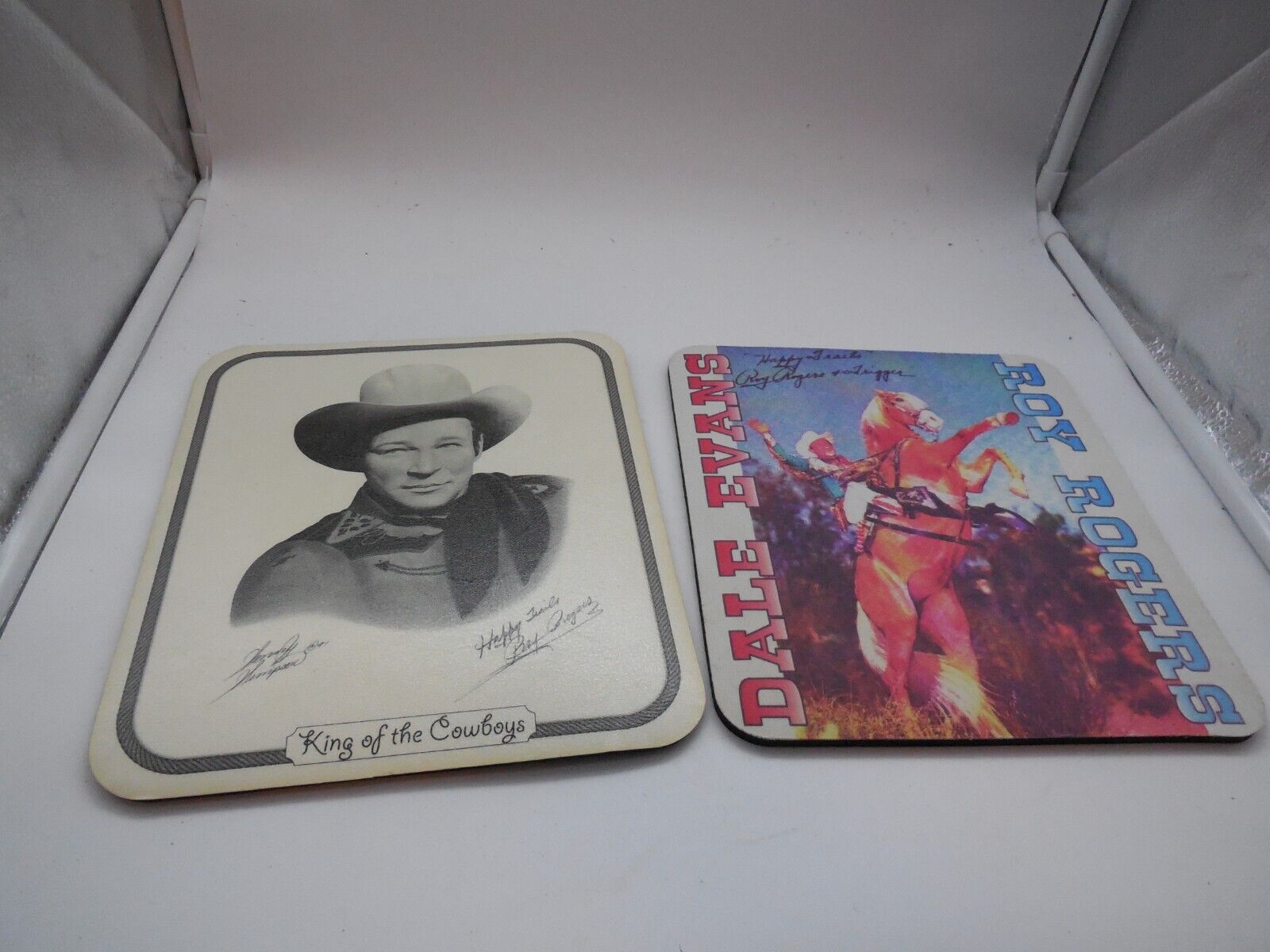 D7 Lot of 2 Roy Rogers/Dale Evans/Trigger Mouse Pad NEW King of The Cowboys