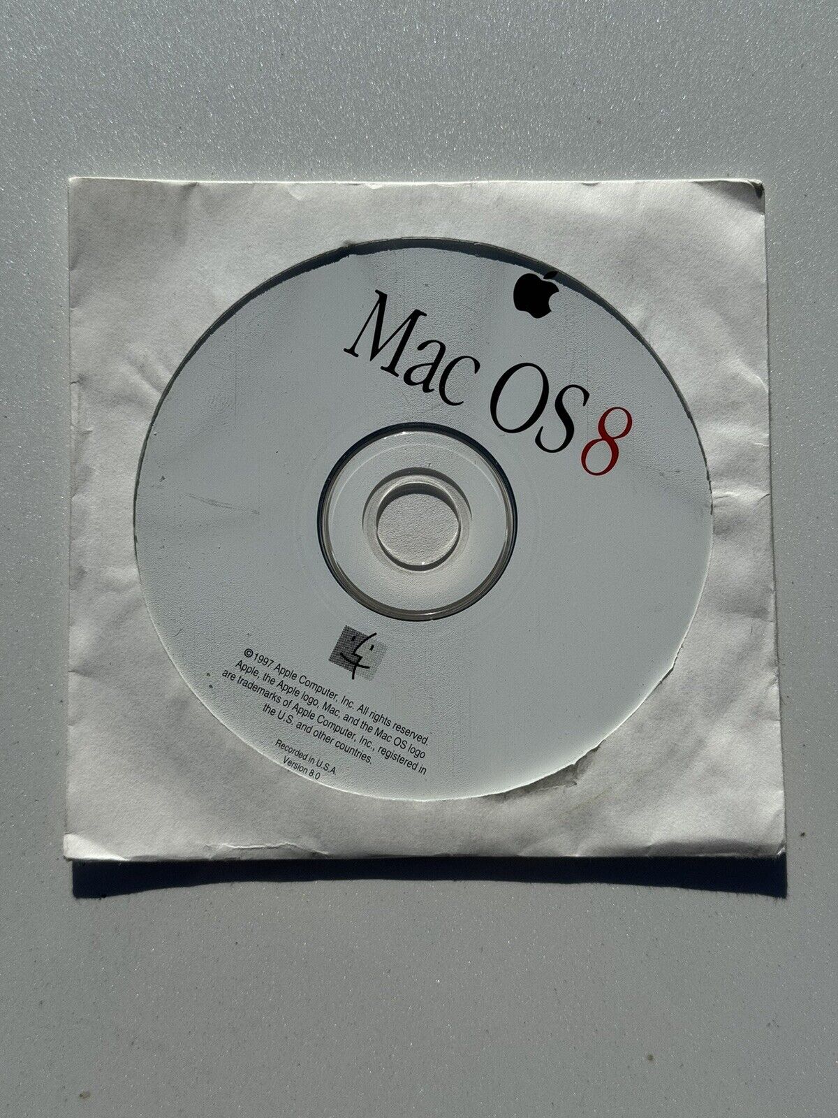 Mac OS 8 1997 Apple Computer System CD Rom Disc Vintage