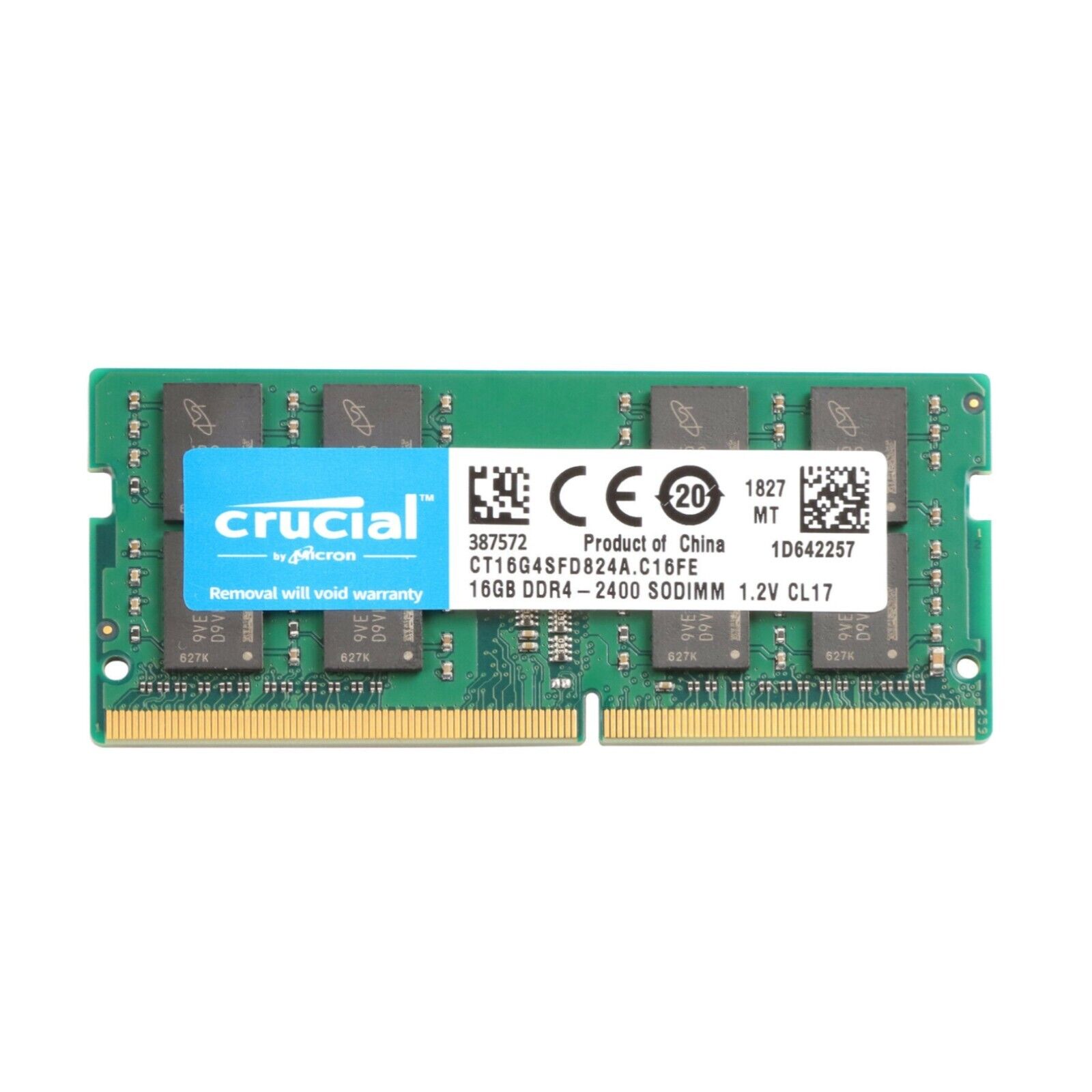 New Crucial 16GB DDR4 2400MHz PC4-19200 260Pins SODIMM Memory Ram CT16G4SFD824A