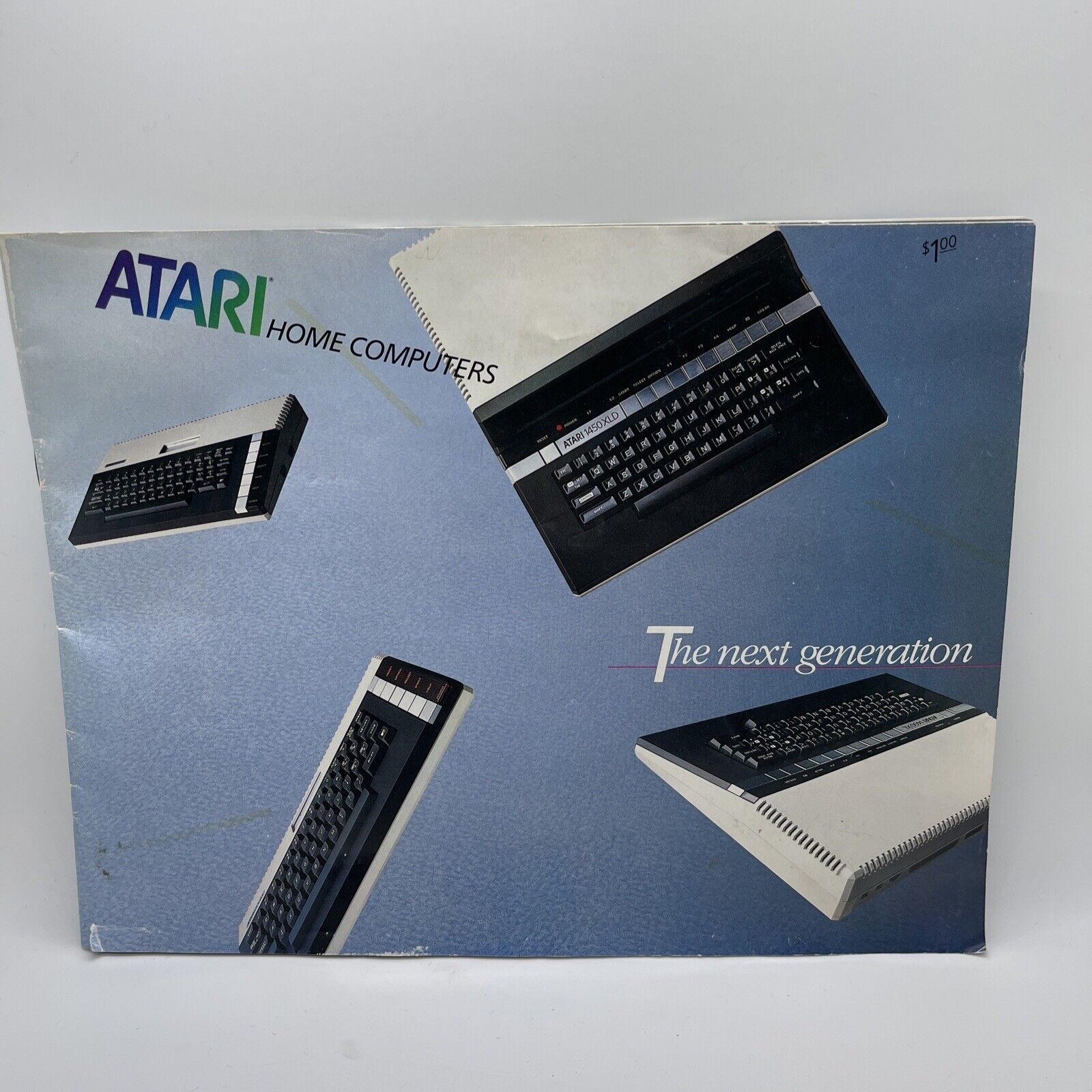 Atari Brochure Home Computers The Next Generation Catalog 1983 Vintage