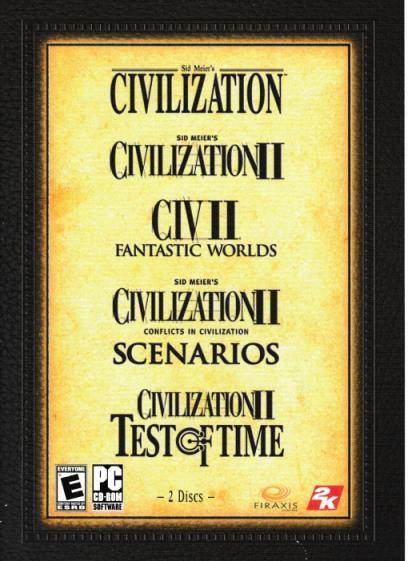 Sid Meier\'s Civilization Collection Lot PC CD 1 & 2 + expansions Fantastic Test 