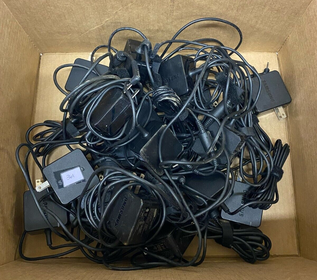 Used Lot Of 18 Mixed Model Chromebook AC Power Adapter Charger 12V 2.2A