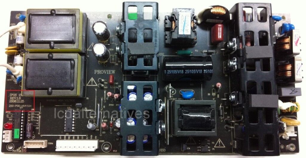 Repair Kit, POLAROID TLX-03210B, LCD TV, Capacitors