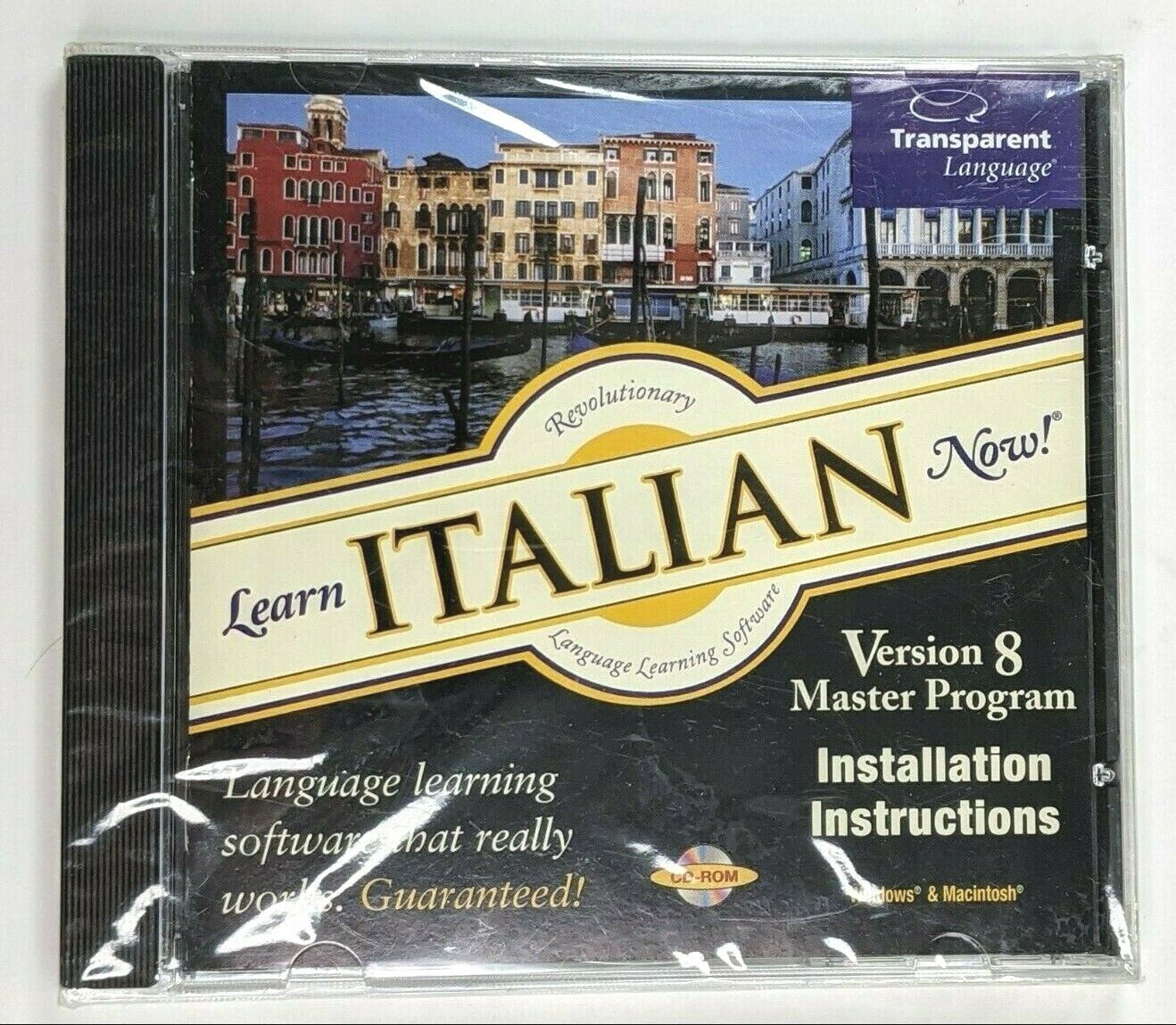 Transparent Language - Learn Italian Now CD-ROM Learning Software PC Windows Mac