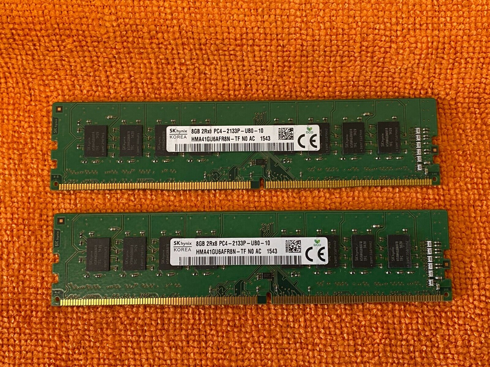 16GB(2x8) HYNIX 8GB DDR4 2Rx8 PC4-2133P UDIMM DESKTOP MEMORY HP 798034-001