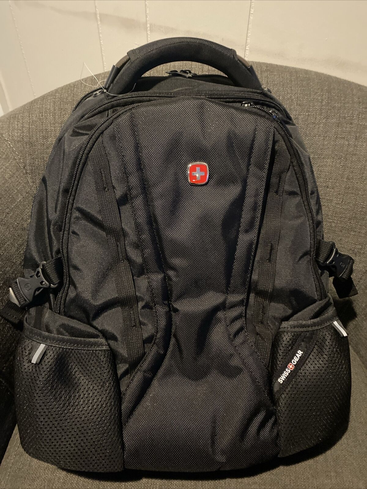 Swiss Gear-3760 ScanSmart TSA Laptop Friendly All in One Backpack Black NWOT