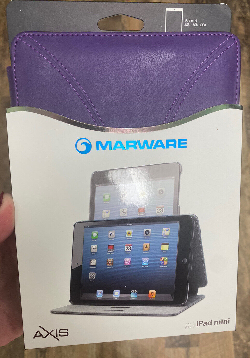 Marware iPad mini leather case 8”x6” NEW