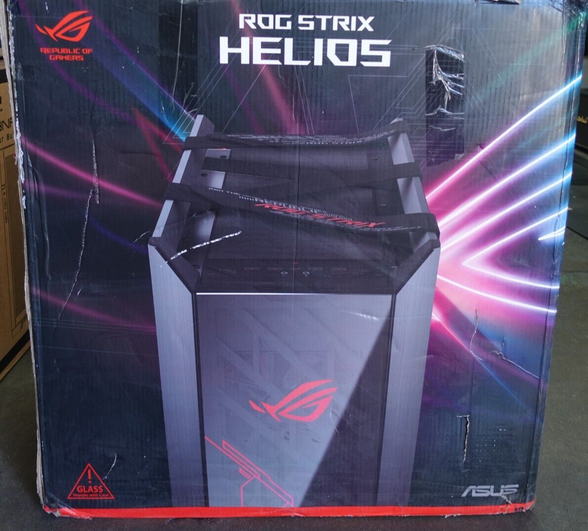 ASUS ROG Strix Helios GX601 RGB Computer Case, Black