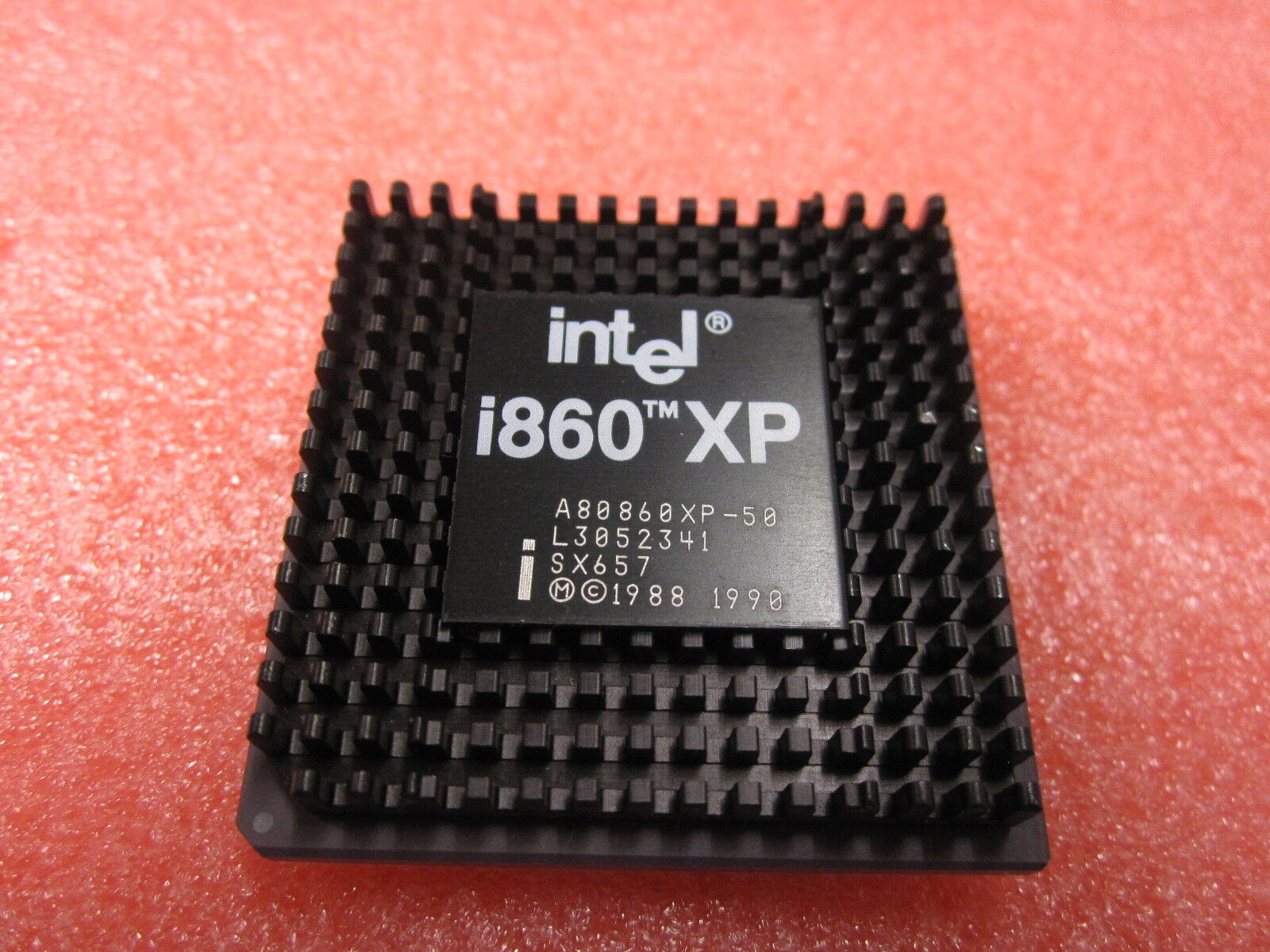 Vintage Intel i860 80860 Processor CPU A80860XP-50 CPGA SX657 w/ HS