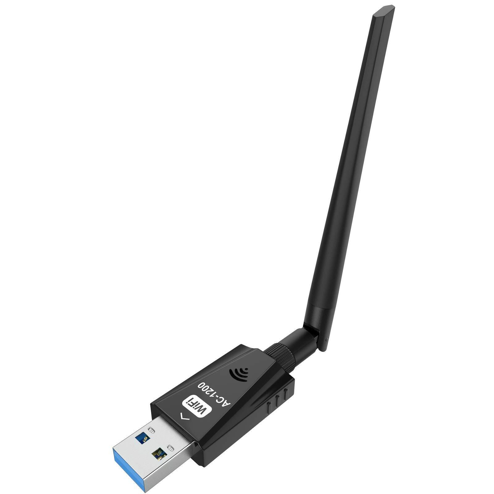 USB WiFi Adapter 1200Mbps Wireless Network Adapter USB 3.0 WiFi Dongle 802.11...