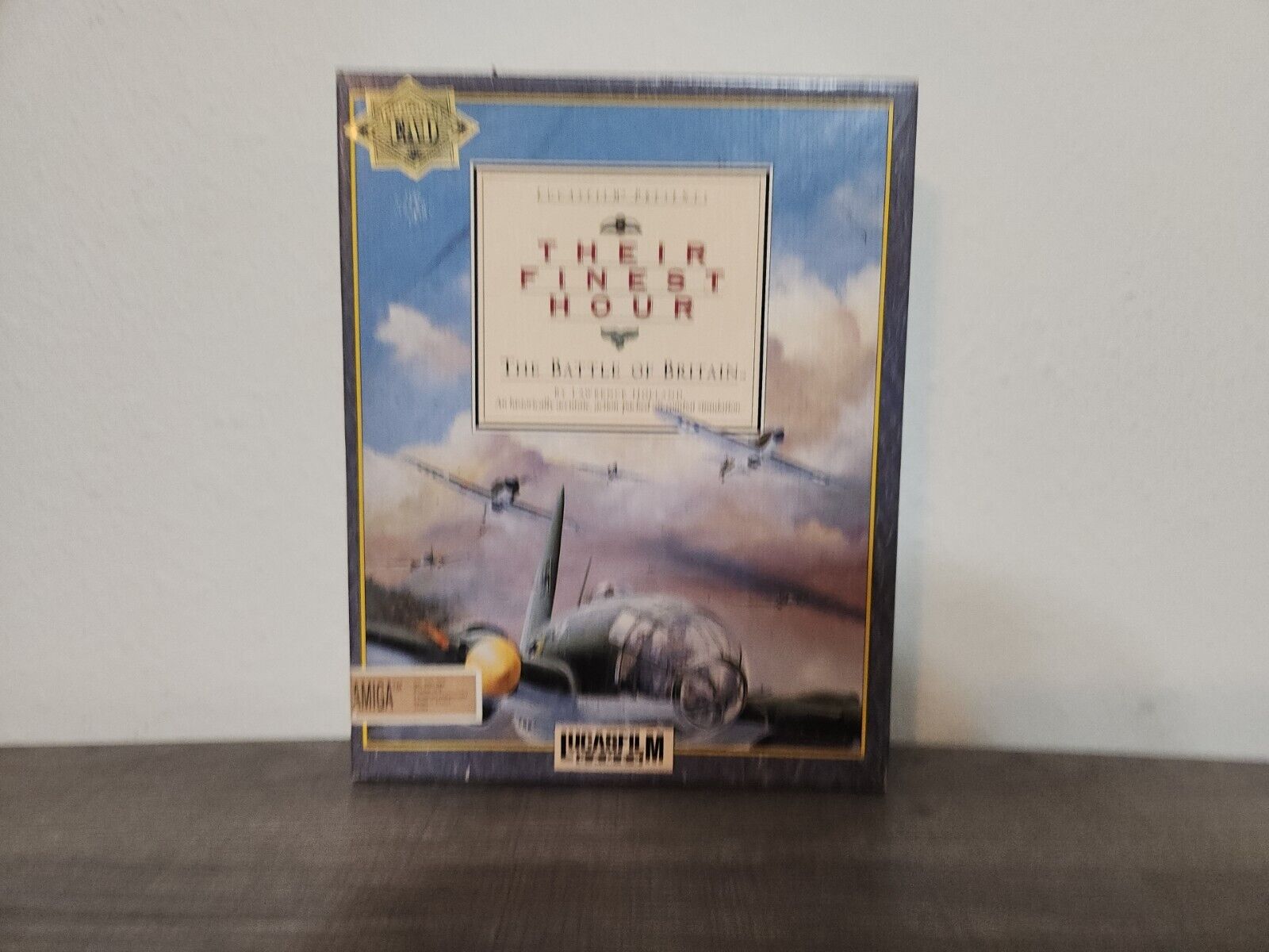 Their Finest Hour - LucasFilm Video Game for PC - 1989 - Box And Manuals Only