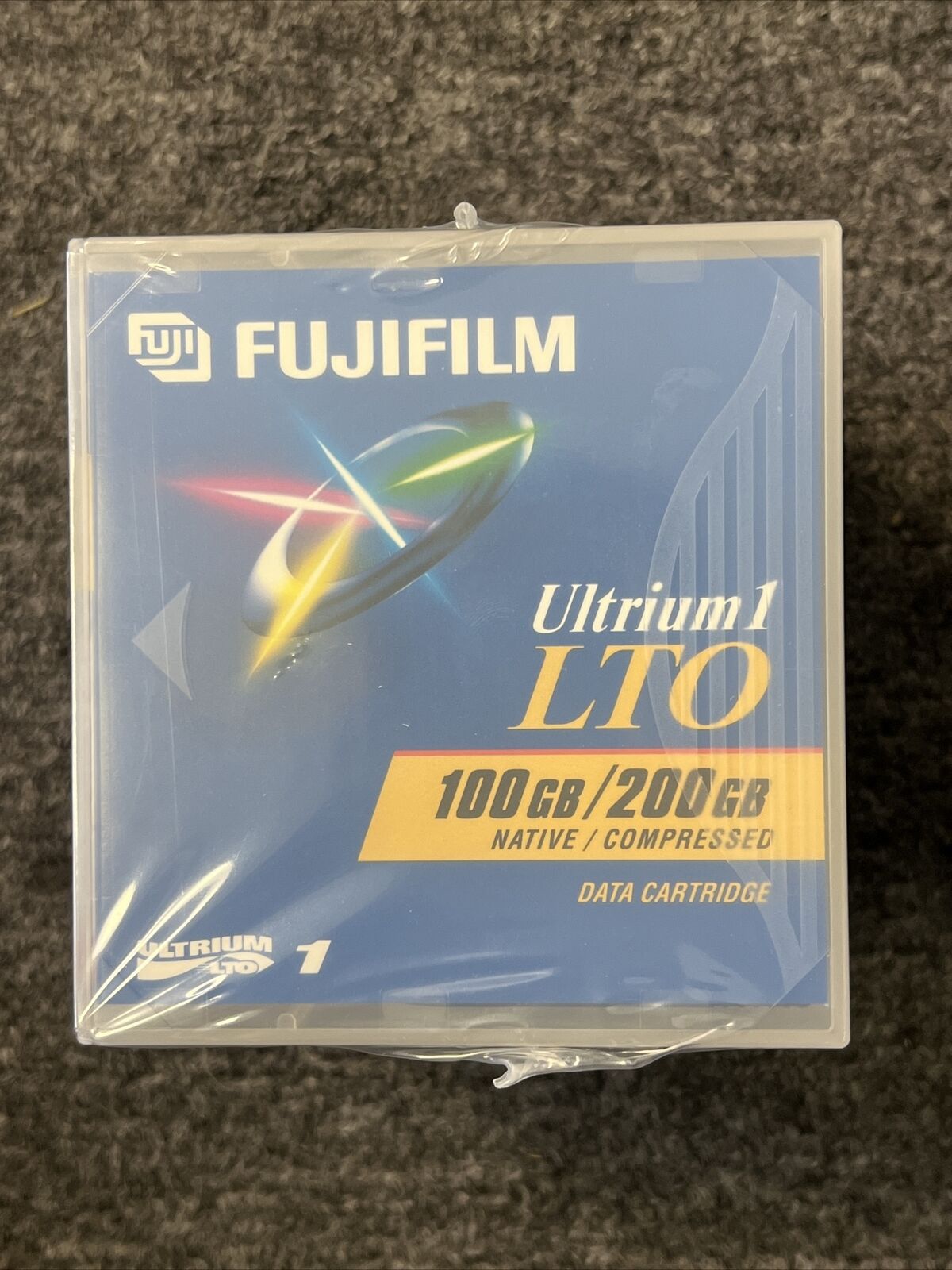 Fujifilm Ultrium 1 LTO 100 GB/200 GB Data Cartridges 5 Pack New Factory Sealed