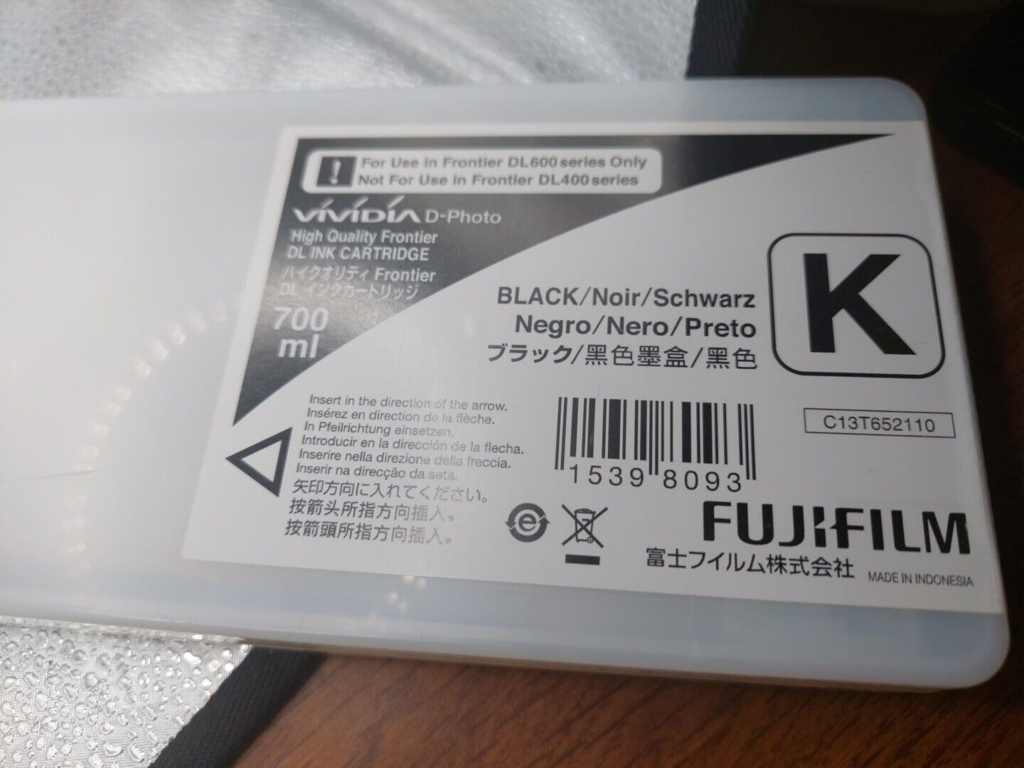 Fuji DX VIVIDIA Ink 200 ML for Frontier-S Printer Black EXP 2024  MAKE AN OFFER