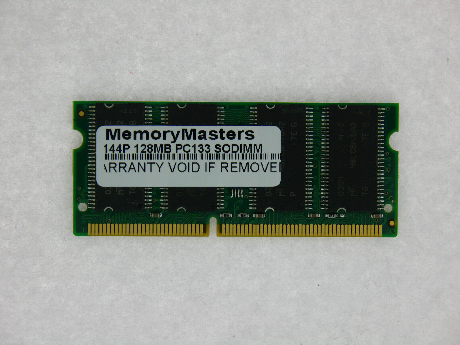 LOT OF TEN 128MB SDRAM RAM PC133 SODIMM 144-PIN 133MHZ