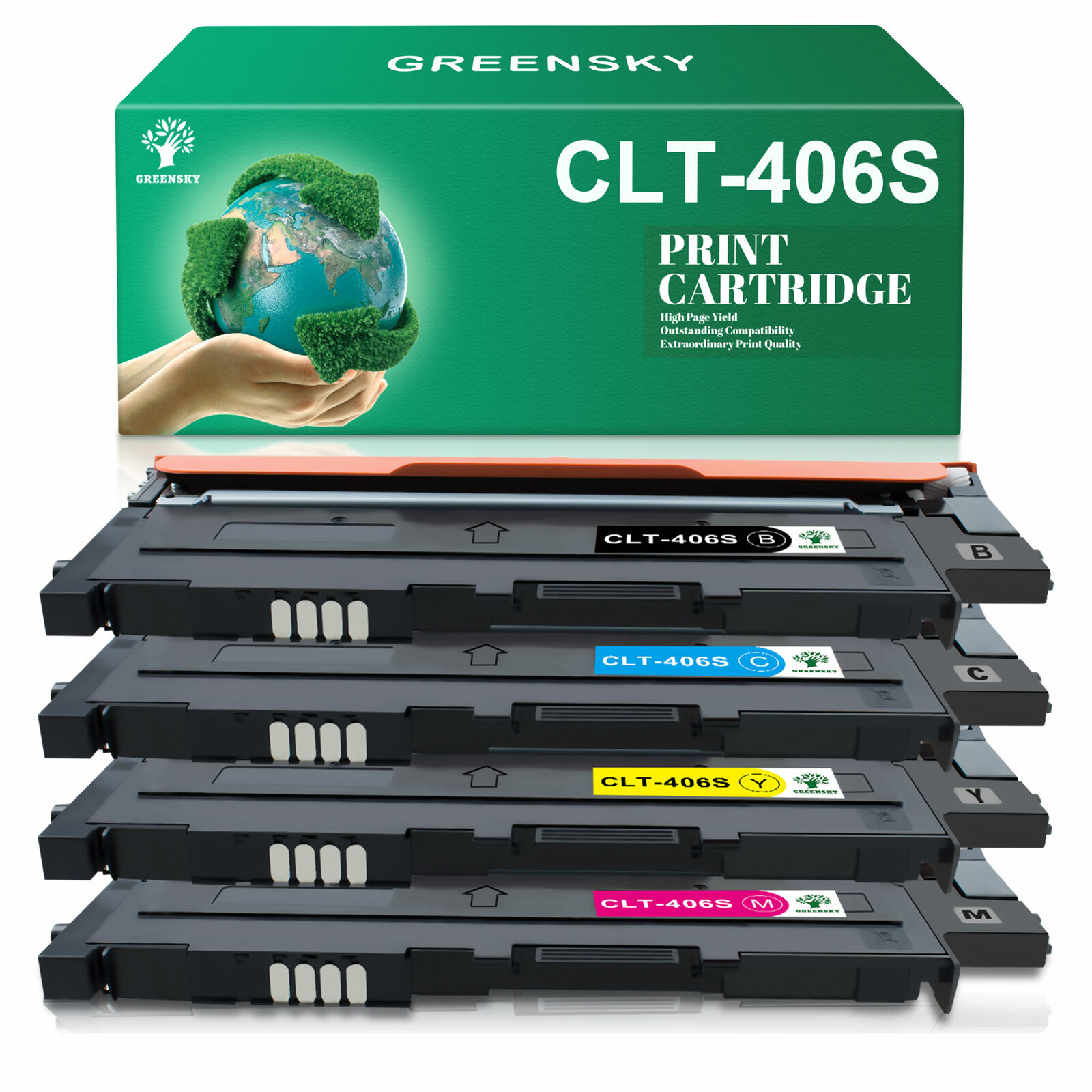 CLT-406S CLT-K406S Toner for Samsung CLP-365W CLX-3305FW Xpress C410W C460FW Lot