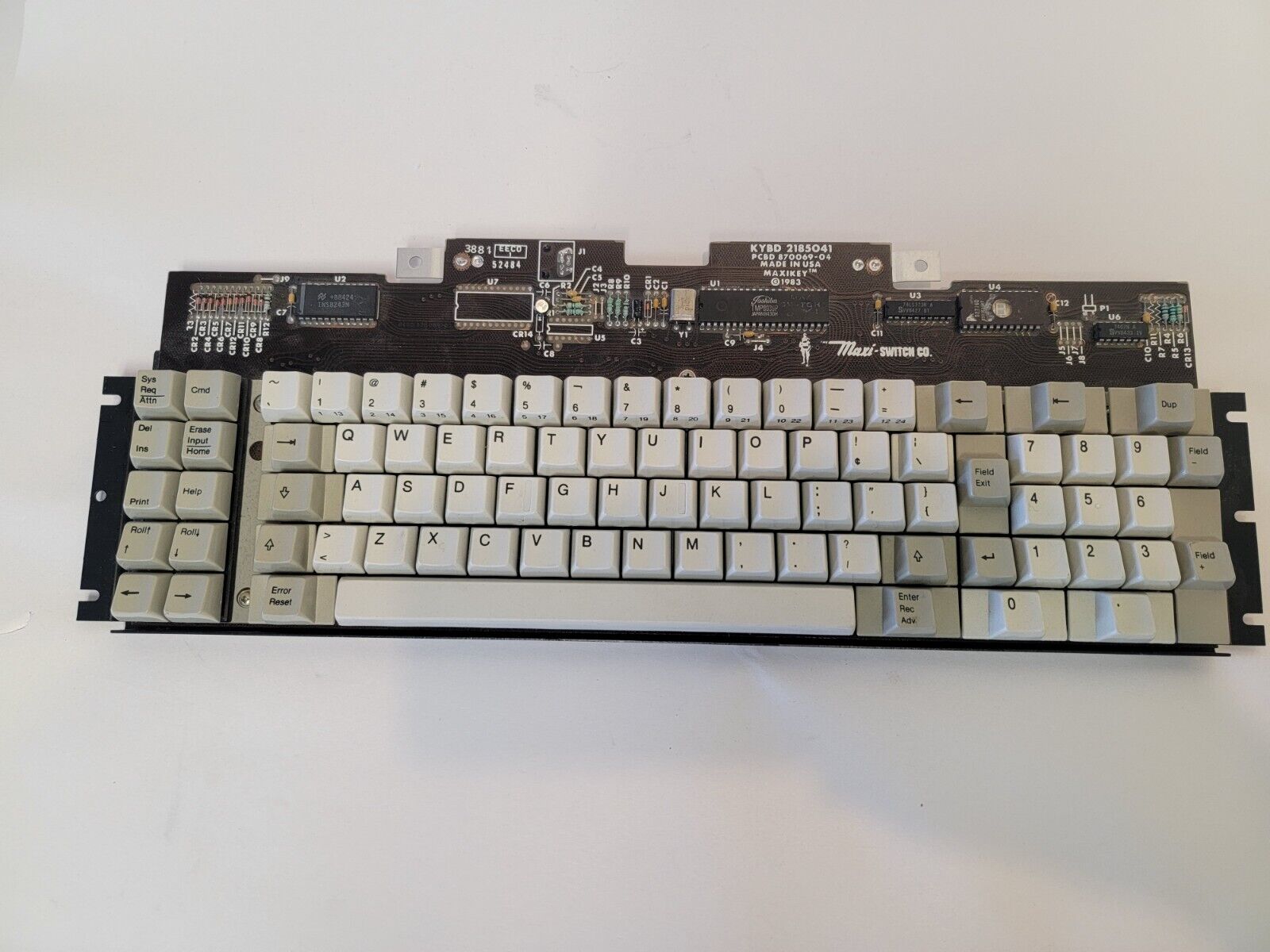 Vintage 1983 Maxi Switch Keyboard Maxikey 2185041 - Rare Decision Data Keyboard