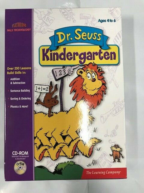 Dr. Seuss Kindergarten Ages 4 to  6 Windows/Mac NEW