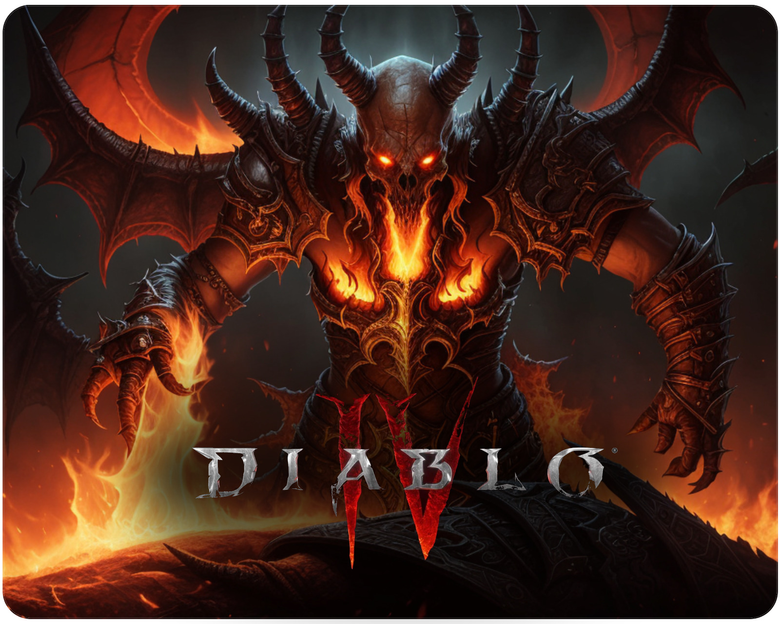 Mouse Pad - Diablo IV Diablo 4 Fantasy - Great Quality, Soft Feel