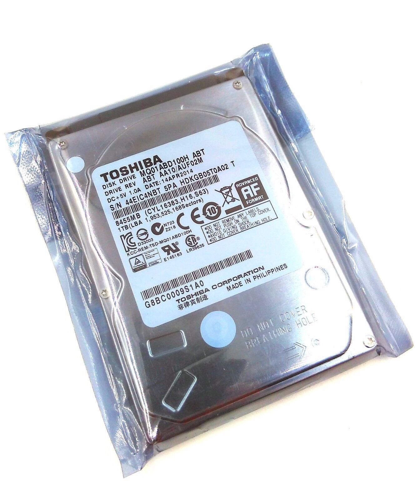 Toshiba 1 TB SATA III 5400 RPM 32 MB 2.5\