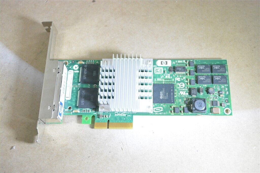 HP NC364T HSTNS-BN26 4-Port PCI-E Gigabit Server Ethernet Card
