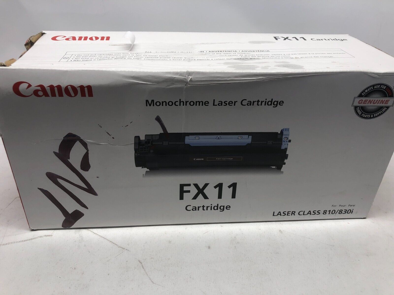 Genuine Canon FX-11 Black Toner Cartridge 1153B001AA