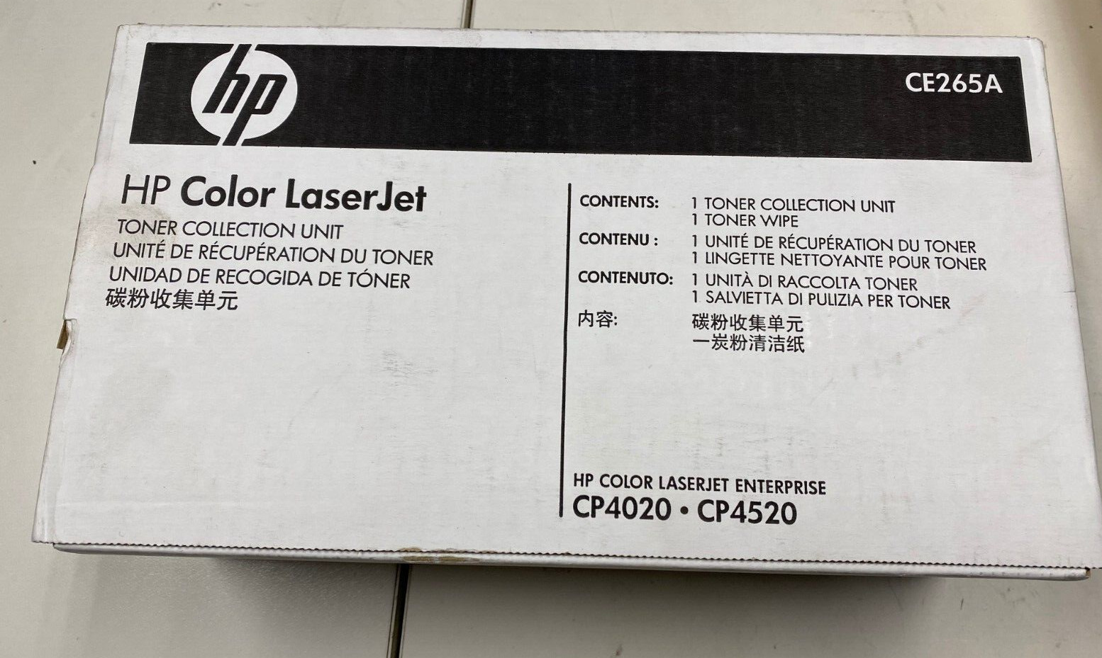 Genuine OEM HP CE265A-300 CE265A CP4525/CM4540 Waste Toner Collection Unit