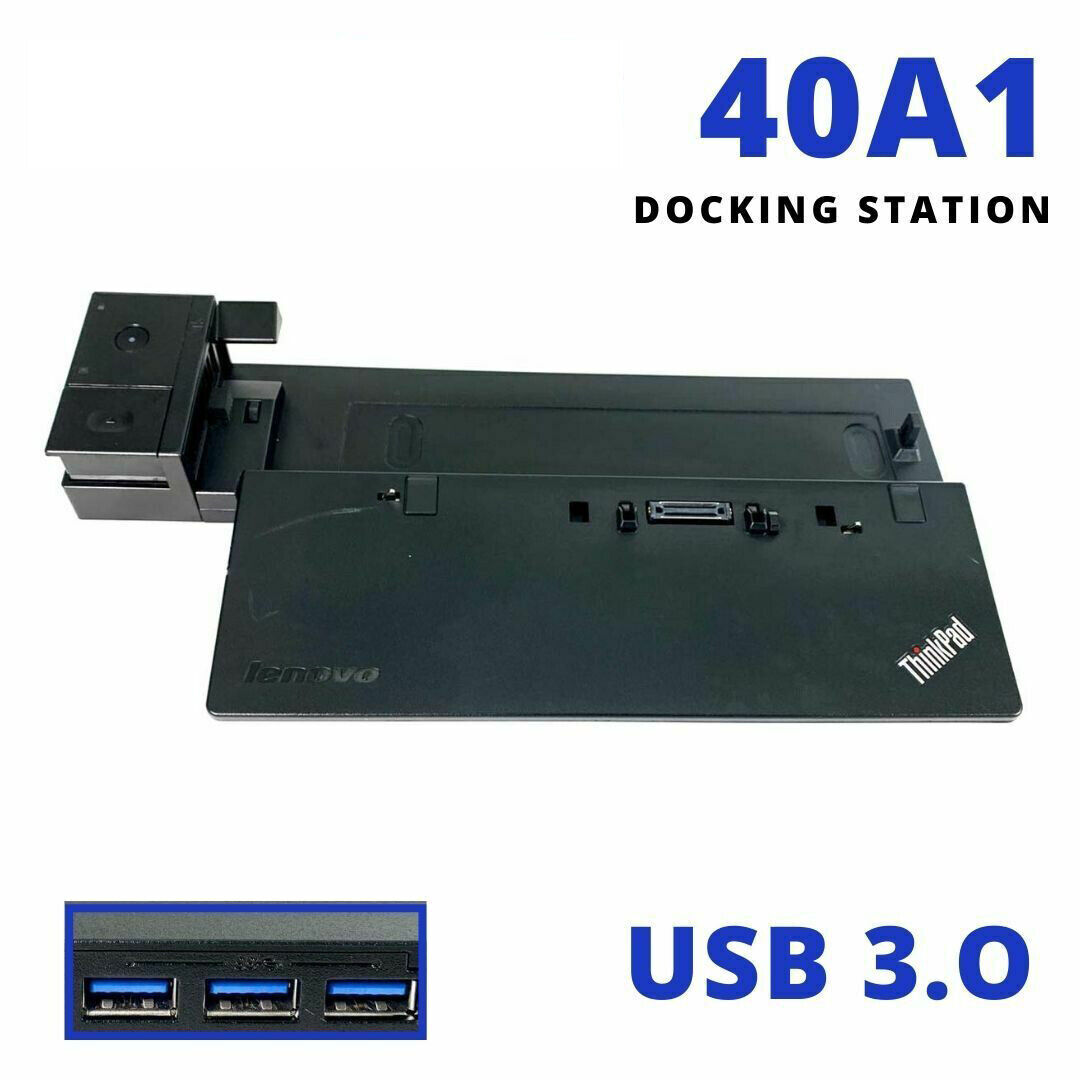 Lenovo ThinkPad Pro Docking Station 40A1 USB 3.0 for T460 T460p T460s Laptop