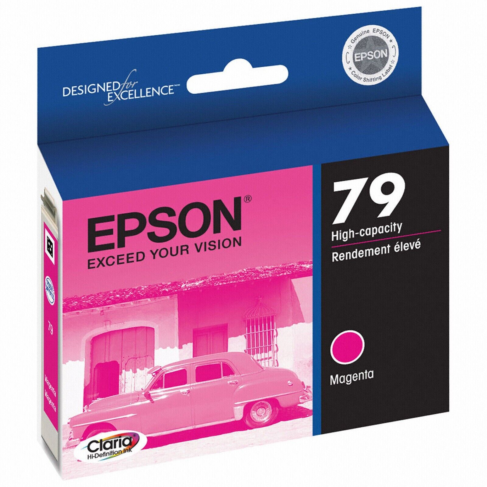 NEW Genuine OEM Epson 79 Magenta High-Capacity Inkjet Cartridge T0793, T079320