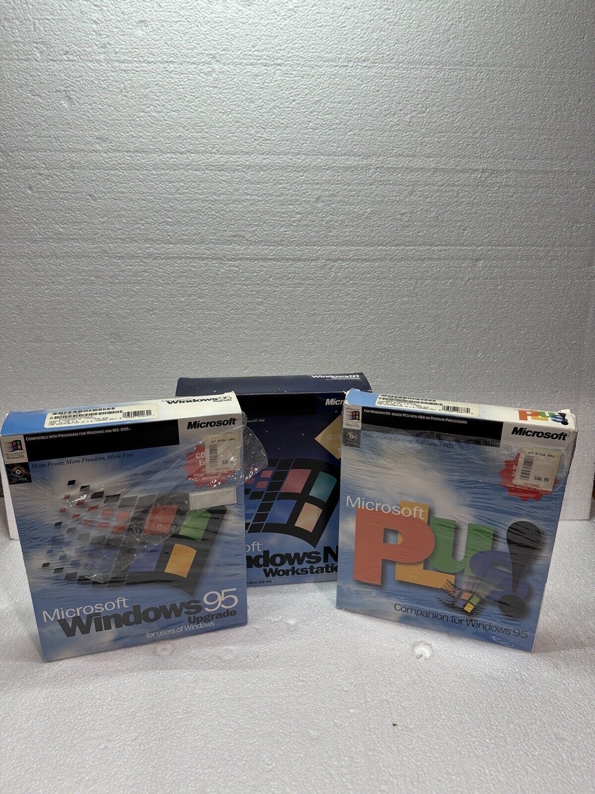 VINTAGE MICROSOFT WINDOWS 95, Plus, Korean Windows NT