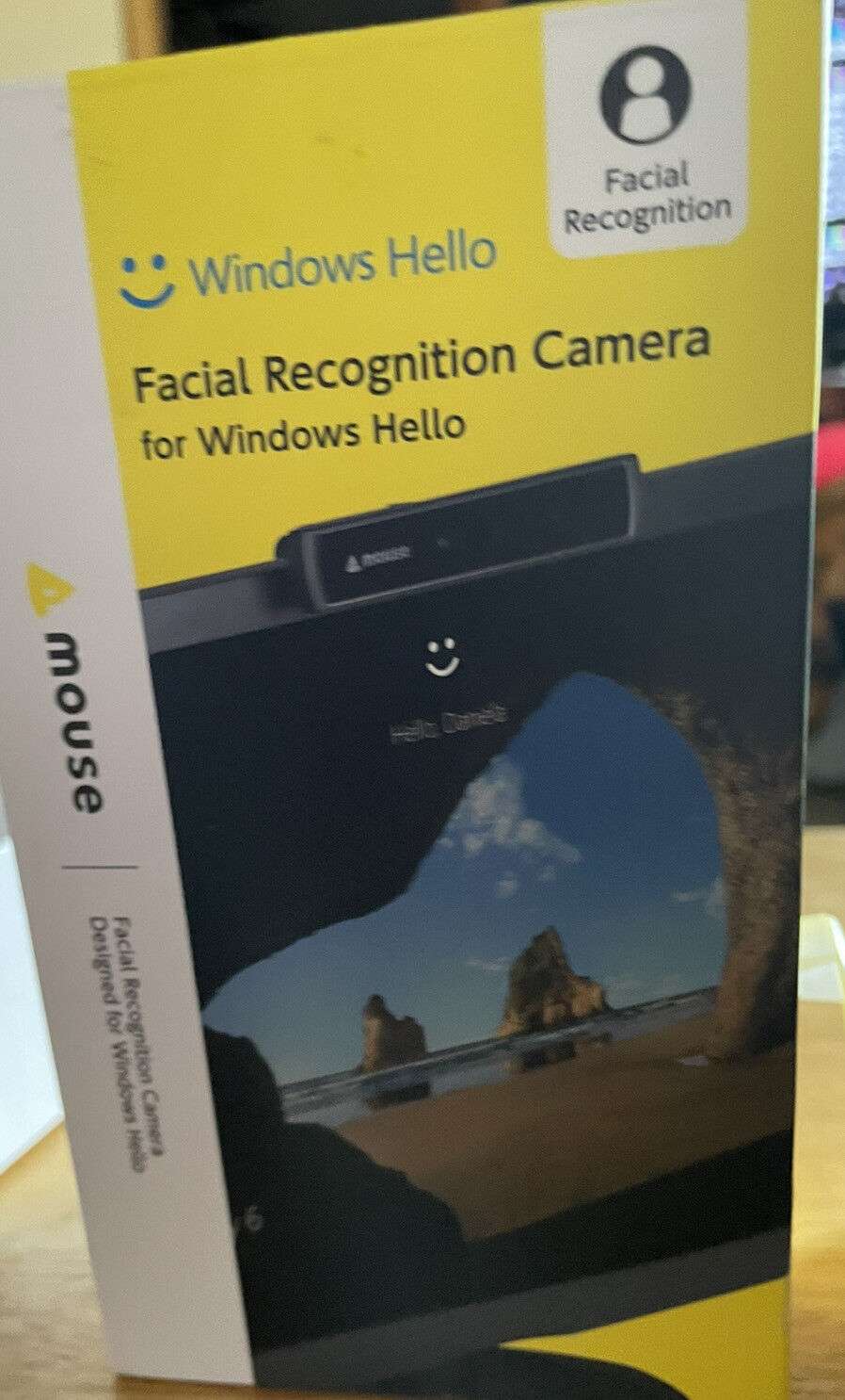 Mouse Facial Recognition Camera for Windows Hello CM02-A Secure Login Windows 10