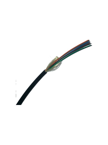 1500ft 6 Strand OM3 Multimode Indoor/Outdoor Riser Rated Fiber Optic Cable