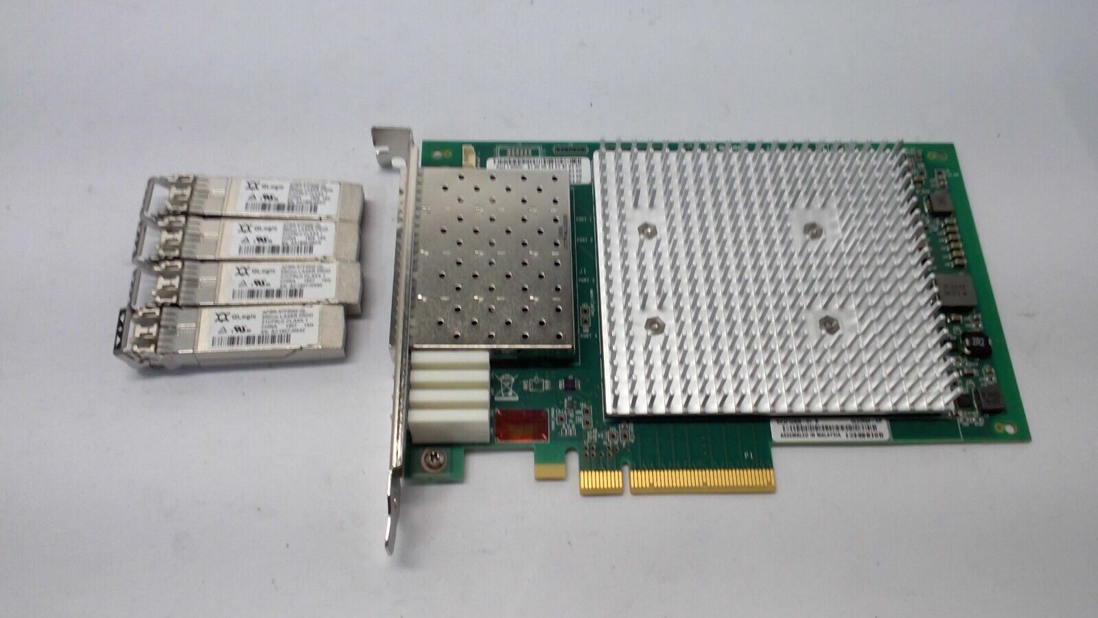 QLogic QLE2694-SR 16Gbs Quad Port FC PCI Express Gen3 x16 HBA Card w/4 SFP