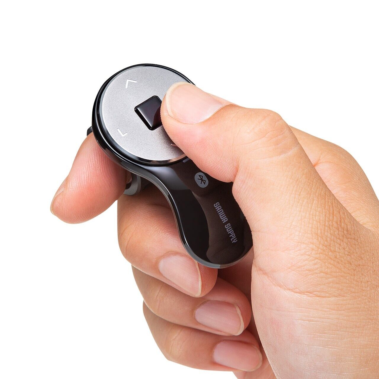 Sanwa Direct Ring Finger Mouse Bluetooth 5.0 Wireless Presentation 400-MABT156BK