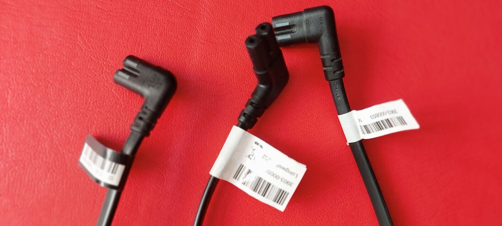 LOT OF 2 LONGWELL AND 1 ISHENG BRAND POWER CORD 90 DEGREE ELBOW PLUG