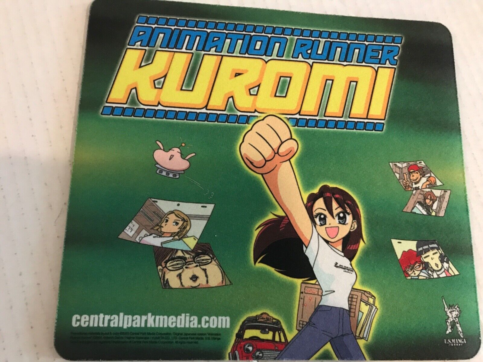 Animation Runner Kuromi Mouse Pad~ 8.5 x 10 Inch~Non Slip Back, US MANGA