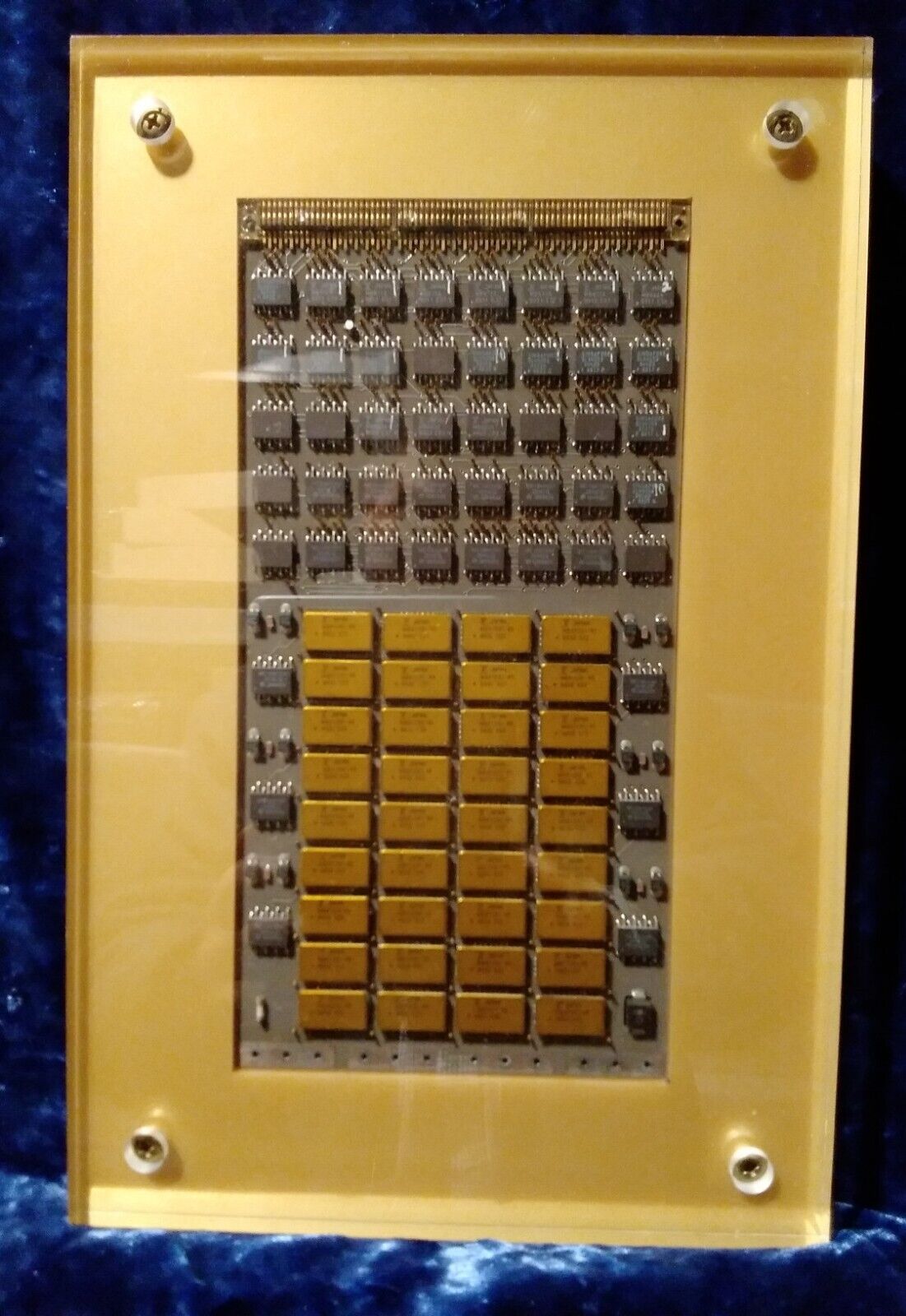 Cray-2 SuperComputer Memory Board in Lucite.  No Engraving. Engraving extra $30.