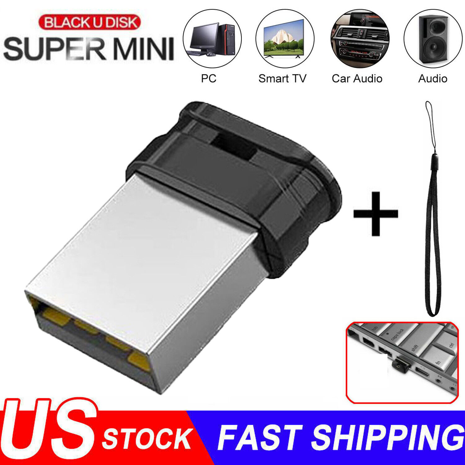 1-10Pack 32GB 64GB Mini Flash Drives Memory Stick External Thumb Drives LOT