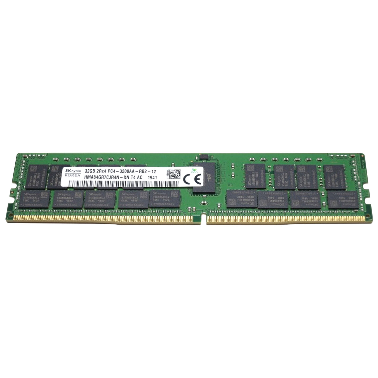Sk Hynix 128GB (4x 32GB) 3200MHz DDR4 RDIMM PC4-25600 1.2V 2Rx4 Server Memory