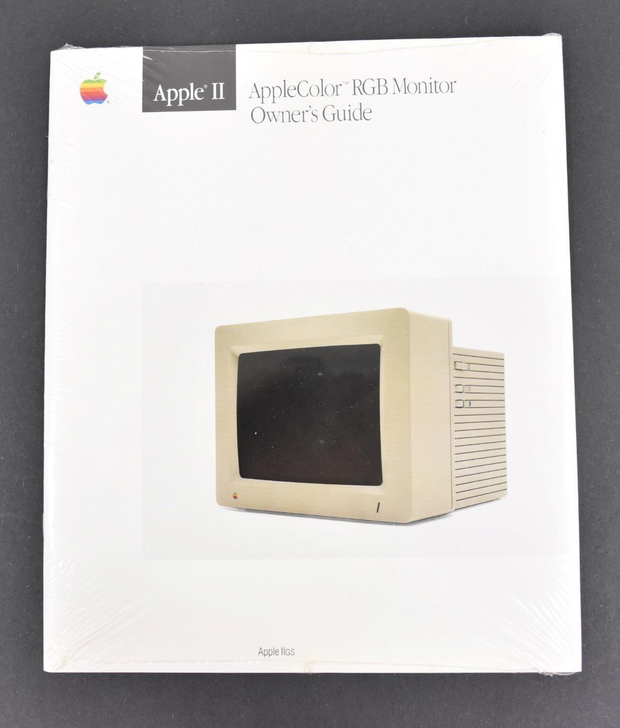 Vintage Apple II AppleColor RGB Monitor Owner's Guide  030-3106-B