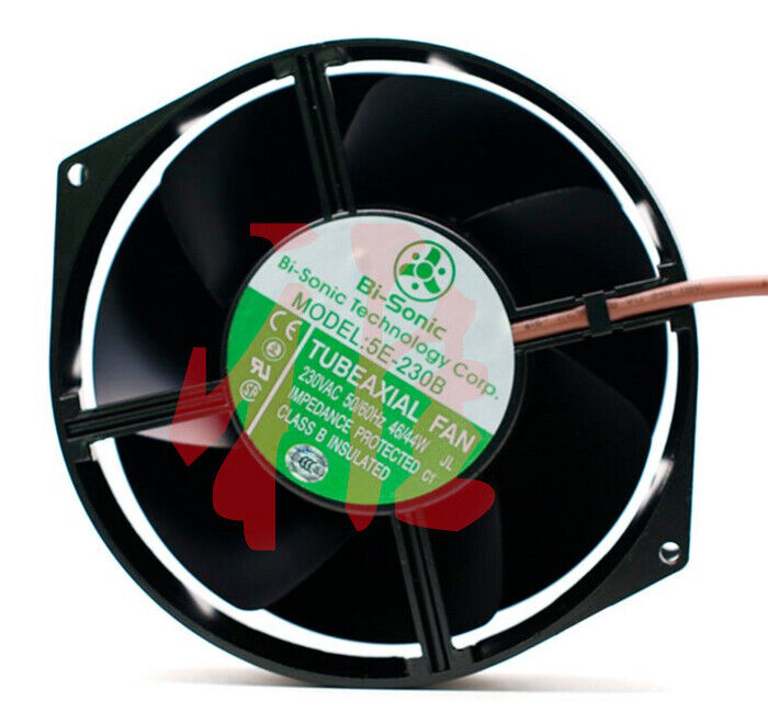 1 PCS Bi-sonic TUBEAXIAL Fan 5E-230B 172 * 150 * 55MM AC 230V 2 wire all metal