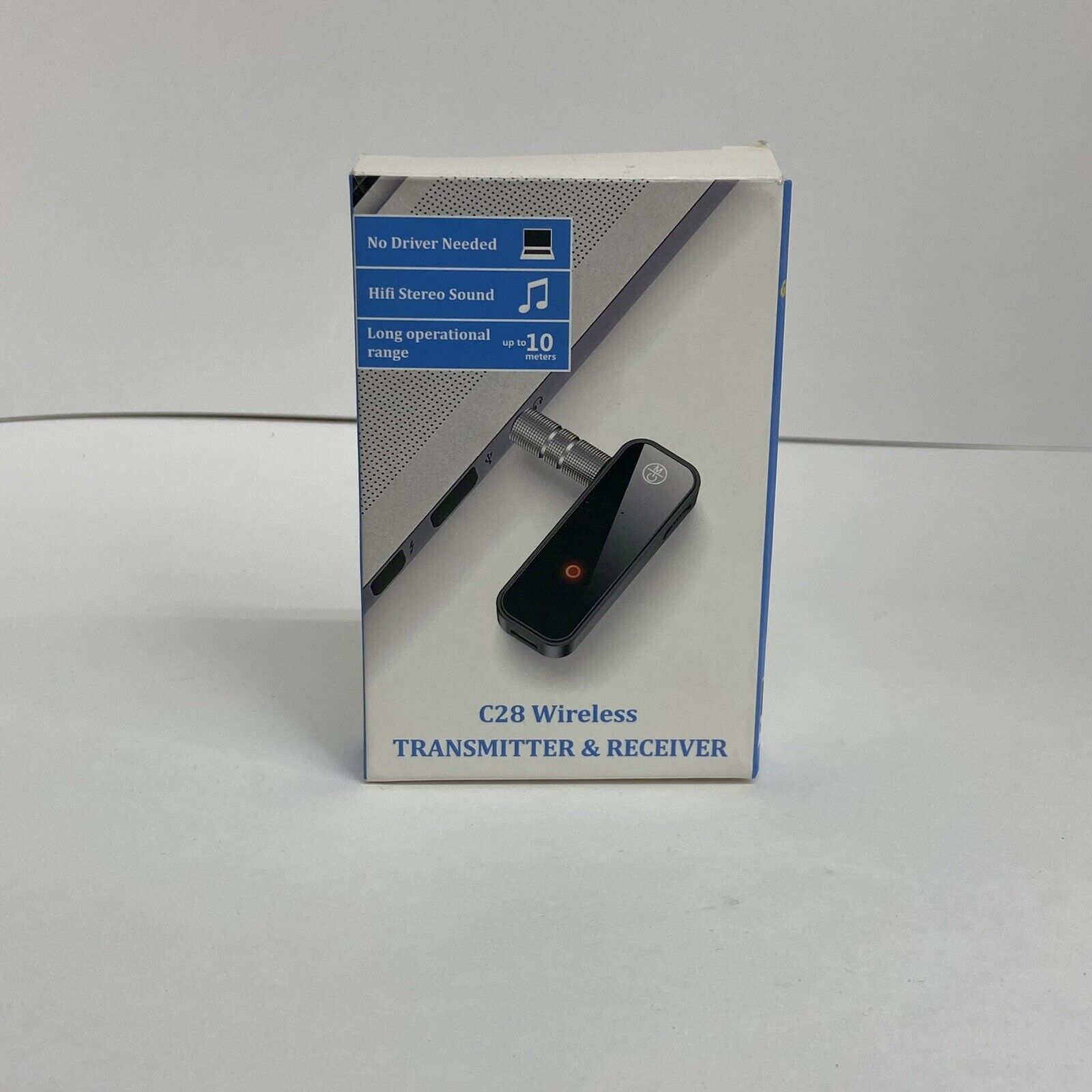 C28 Wireless Transmitter & Receiver - Bluetooth Connect Devices 3.5mm Jack NEW