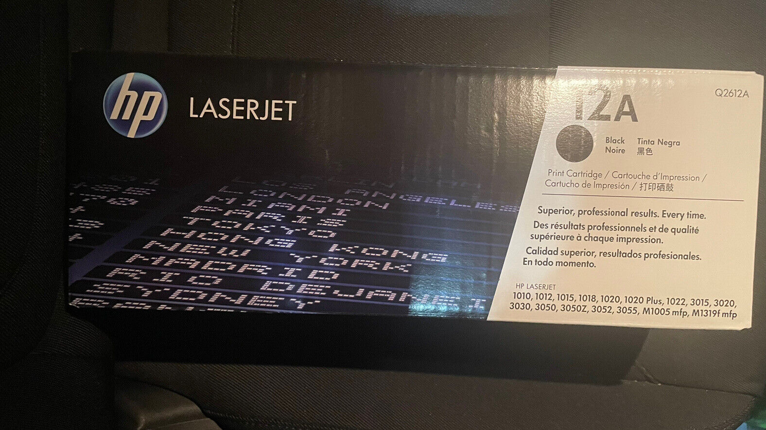 Genuine HP 12A Black Toner LaserJet Print Cartridge Authentic Q2612A  NEW SEALED