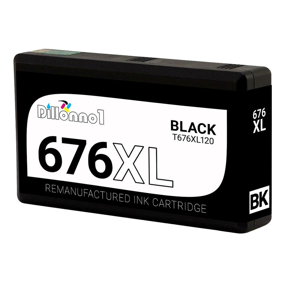 Ink Cartridge for Epson 676XL fits WorkForce Pro WP-4533 WP-4540 WP-4590