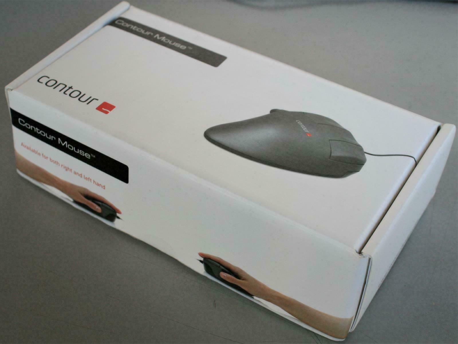 NEW Contour Design WHITE Perfit Mouse Non-Scroll Optical Ergonomic USB PMO5-M-R