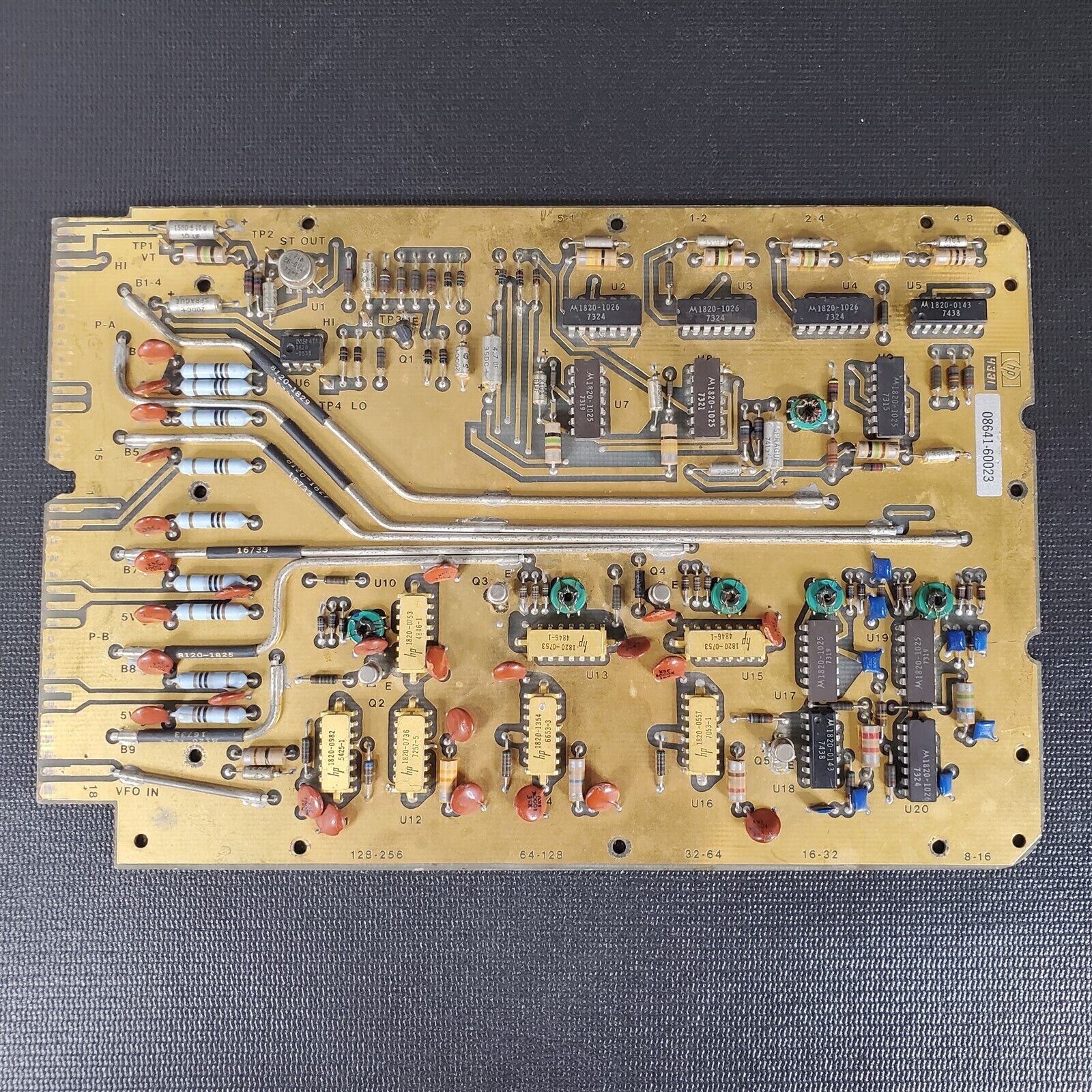 Vintage 1973 Original Collectable Circuit Board PCB HP 08641-60023