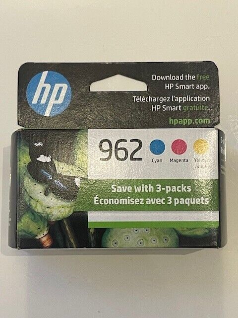 HP 962 3-pack Cyan/Magenta/Yellow Original Ink Cartridges 3YP00AN#140 | $69.99