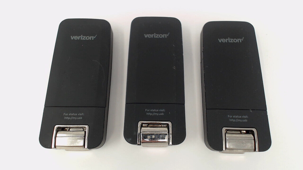 LOT OF 3 - Verizon Novatel Mifi USB730L 4G LTE Global USB Broadband Modem